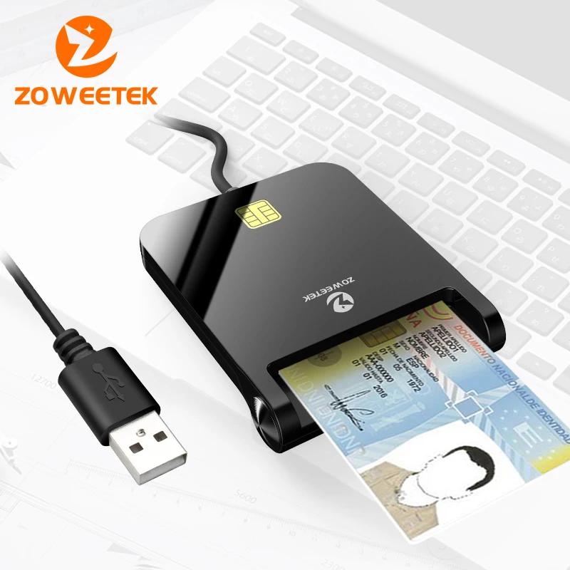 ZOWEETEK EMV USB Ʈ ī  ID IC ATM Ʈ ī ZW-12026-8